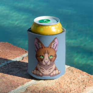 Cute Cat Can Cooler