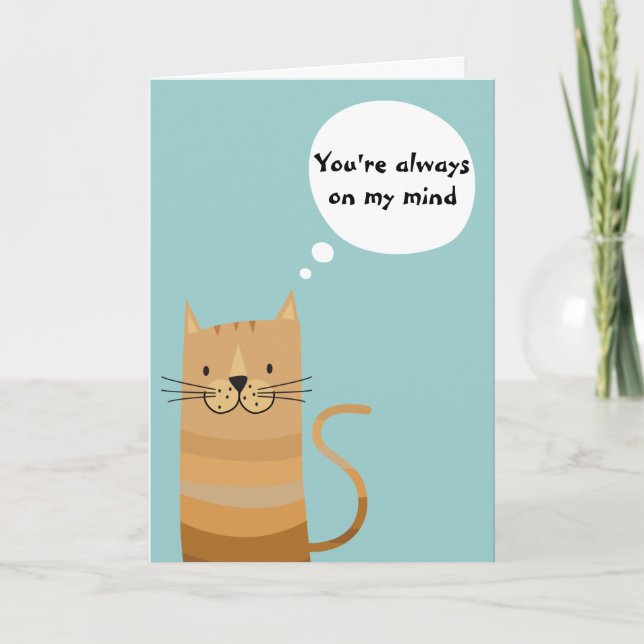 Cute Cat Card (Front)