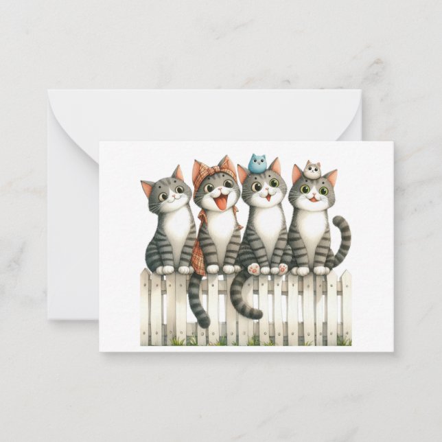Cute Cat Card (Front)