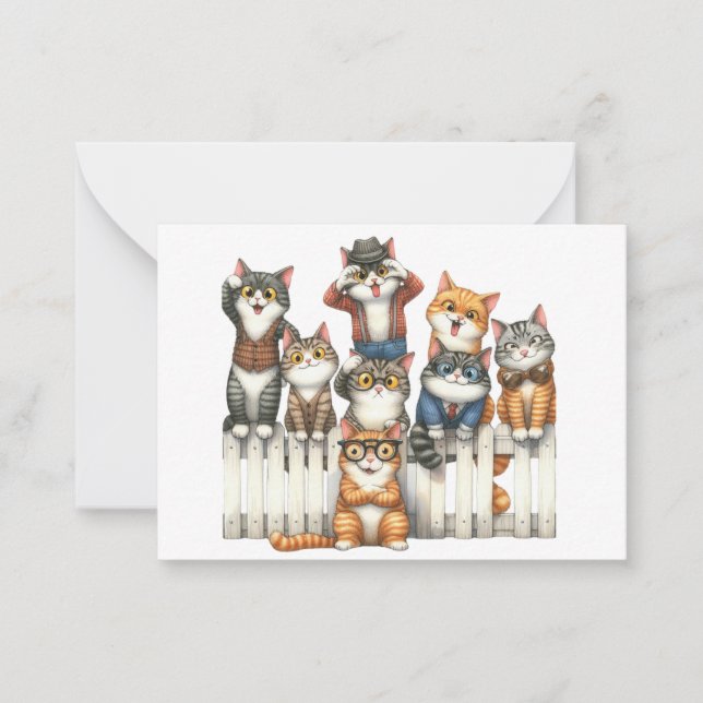 Cute Cat Card (Front)