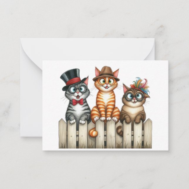 Cute Cat Card (Front)