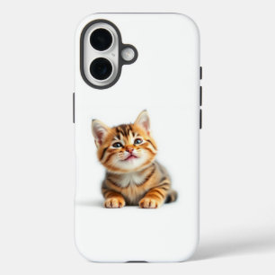 Cute cat iPhone 16 case