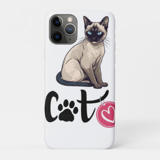 cute cat iPhone 11 pro case