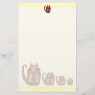 cute cat cats stationery