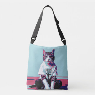 Cute Cat Chillin' Crossbody Bag