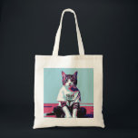 Cute Cat Chillin' Tote Bag<br><div class="desc">Cute cat chillin'</div>