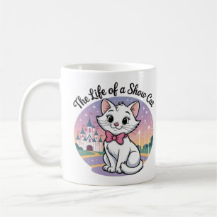 Cute Cat Christmas Design Snow Cat Winter Coffee Mug