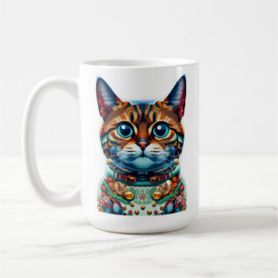 Cute cat Christmas Mug