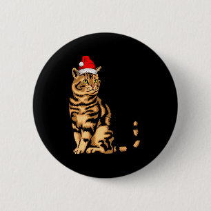Cute Cat Christmas Shirt For Women Men Kids , Funn 6 Cm Round Badge