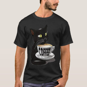 CUTE CAT COFFEE  CATS JAVA KITTEN T-Shirt