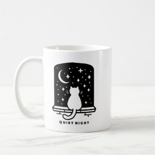 Cute Cat Coffee Mug Kawaii Cosy Gift for Cat Lover
