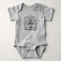 Cute Cat Crew Paw-somely Cute Kitten Baby Bodysuit