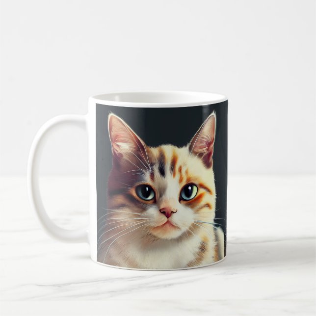 Cute Cat Cup (Left)
