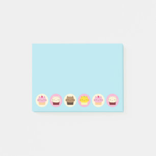 Cute Cat Cupcakes Post-it Notes