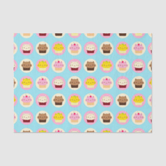 Cute Cat Cupcakes Tissue Paper