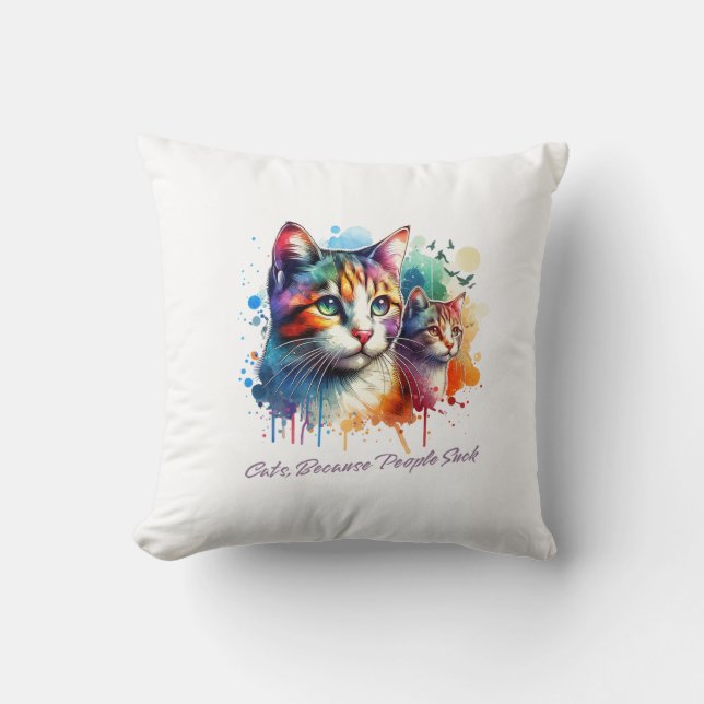 Cute Cat Cushion (Front)