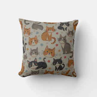 Cute cat cushion