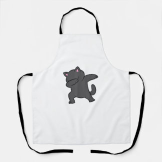 Cute Cat Dabbing Cat  Apron