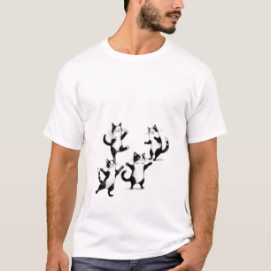 cute cat dance  T-Shirt