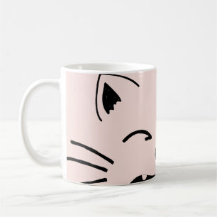 Cute cat design Adorable feline artwork Coffee Mug