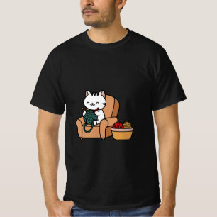 cute cat design cats lovers design T-Shirt