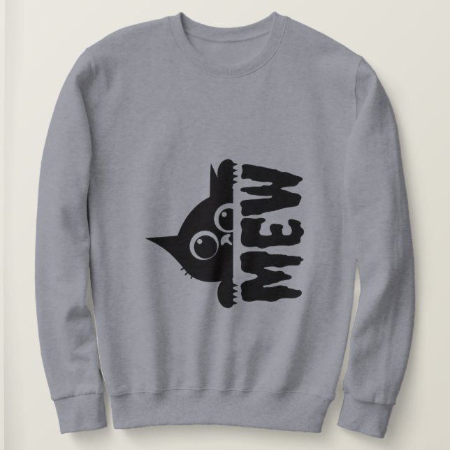 Cute Cat design Sweatshirt (Design Front)