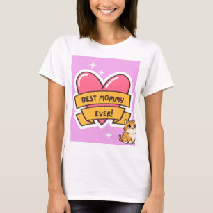 Cute cat design t-shirt