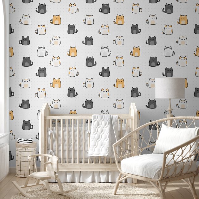 Cute Cat Designs for Your Kid Room Wallpaper (Kids)