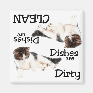 Cute Cat Dishwasher Magnet