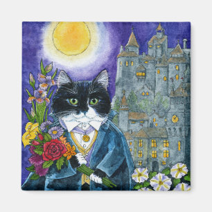 Cute Cat Dracula Vampire Nosferatu magnet
