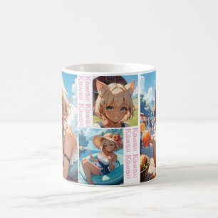 Cute Cat Ear Girl's Cup Mug