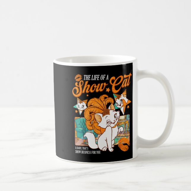 Cute Cat Era Life Of Showcat Cat Lover Country Mus Coffee Mug (Right)