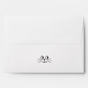Cute Cat Face. Envelopes