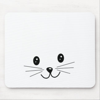 Cute Cat Face. Mouse Mat