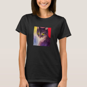 Cute Cat Face Sweet Kitten Kitty Feline Meow Pet W T-Shirt