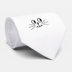 Cute Cat Face. Tie