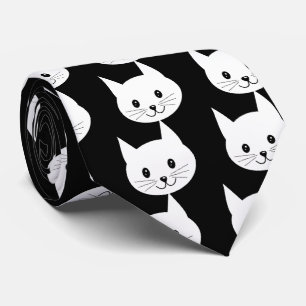 Cute Cat Face. Tie