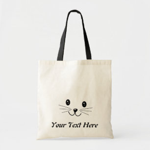 Cute Cat Face. Tote Bag