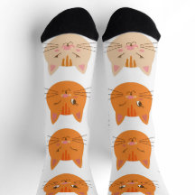 Cute Cat Faces Pattern