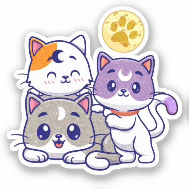Cute Cat Family (Front)