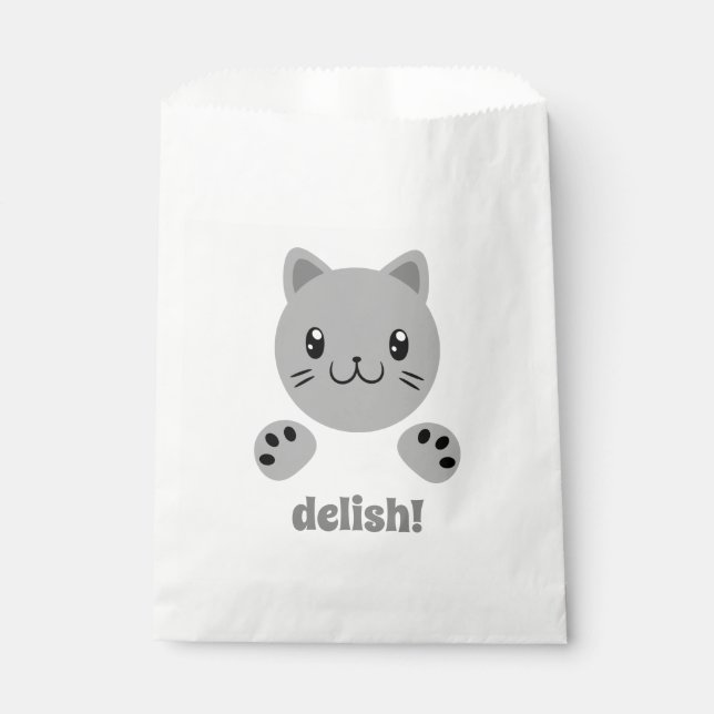 Cute Cat Favour Bags (Front)