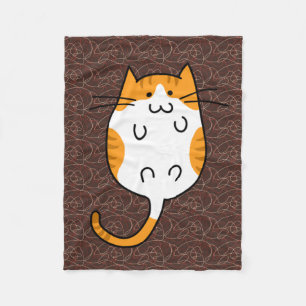 Cute Cat Fleece Blanket