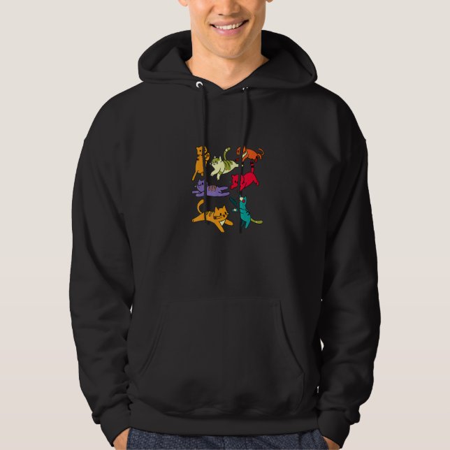 Cute  Cat For Boys And Girls Ee Hoodie (Front)