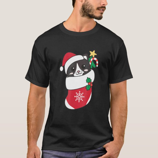 Cute Cat For Christmas Cat 4 T-Shirt (Front)