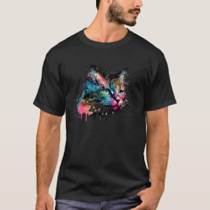 Cute Cat for kitten Colourful rainbow coloured 1 T-Shirt