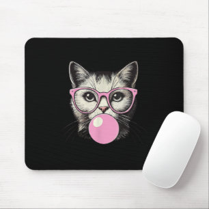 Cute Cat for Women Funny Cat Lovers Mouse Mat