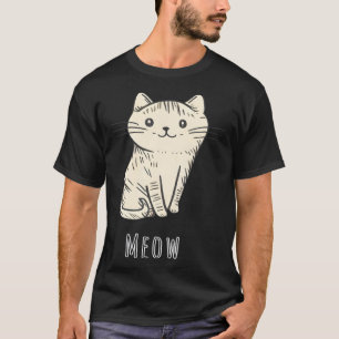 Cute Cat For Womens and Mens Cat Mom and Cat Dad T-Shirt