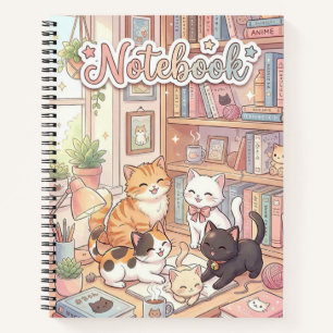 Cute Cat Friends Notebook