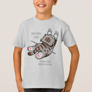 Cute Cat, Funny Cat, Professional Sleeper T-Shirt