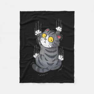 Cute Cat Funny Kitty Pet Lover Gifts Men Women Gir Fleece Blanket